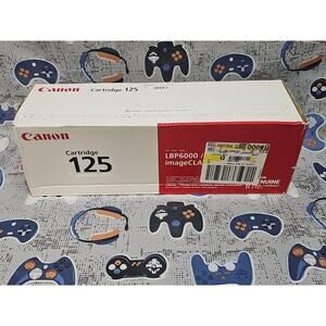 GENUINE CANON (3484B001) 125 BLACK STANDARD YIELD TONER CART LBP6000 DAMAGE BOX